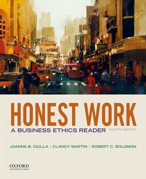 portada Honest Work: A Business Ethics Reader 