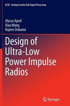 portada Design of Ultra-Low Power Impulse Radios (en Inglés)