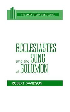 portada ecclesiastes & song of solomon (dsb-ot) (en Inglés)