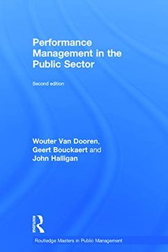 portada Performance Management in the Public Sector (Routledge Masters in Public Management) (in English)