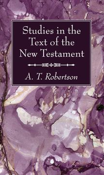 portada Studies in the Text of the New Testament (en Inglés)