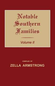 portada Notable Southern Families. Volume II (en Inglés)