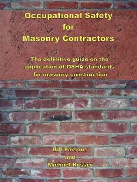 portada occupational safety for masonry contractors (en Inglés)