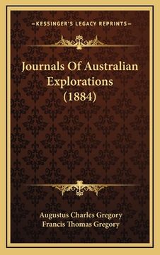 portada journals of australian explorations (1884) (in English)