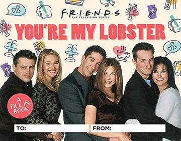 portada Friends: You'Re my Lobster: A Fill-In Book (in English)