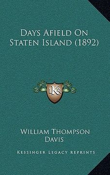 portada days afield on staten island (1892)