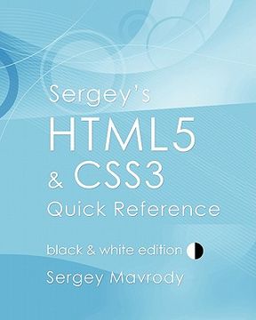 portada sergey's html5 & css3 quick reference (in English)