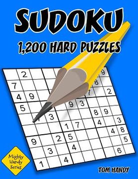 portada Sudoku 1,200 Hard Puzzles: Mighty Handy Series Book (en Inglés)