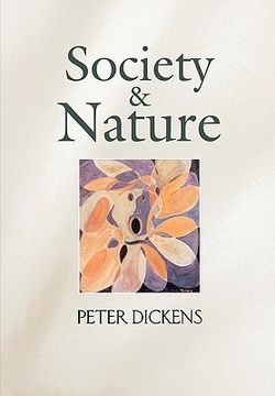 portada society and nature: changing our environment, changing ourselves