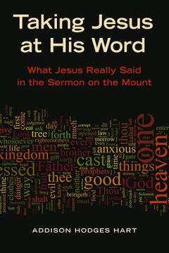 portada taking jesus at his word (en Inglés)