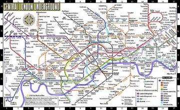 portada Streetwise London Underground Map: Laminated map of the London Underground, England (Michelin Streetwise Maps) (en Inglés)