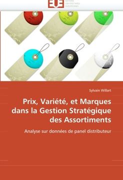 portada Prix, Variete, Et Marques Dans La Gestion Strategique Des Assortiments