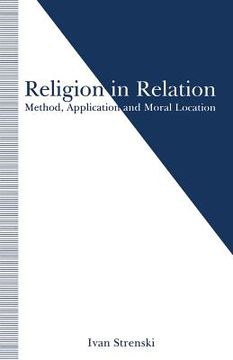 portada Religion in Relation: Method, Application and Moral Location (en Inglés)