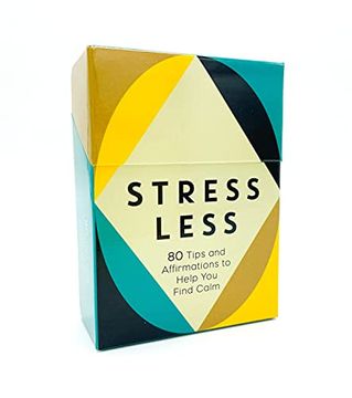 portada Stress Less Cards: 80 Tips and Affirmations to Help you Find Calm (en Inglés)