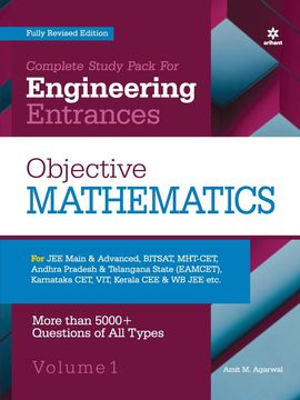 portada Objective Mathematics vol 1 for Engineering Entrances 2022 (en Inglés)