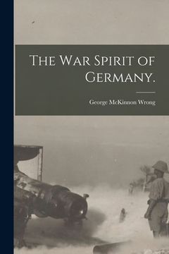 portada The War Spirit of Germany. (en Inglés)