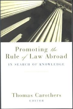 portada Promoting the Rule of law Abroad: In Search of Knowledge (en Inglés)