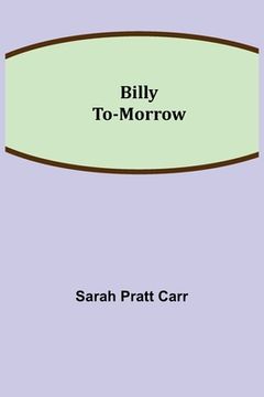 portada Billy To-morrow (en Inglés)