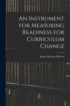 portada An Instrument for Measuring Readiness for Curriculum Change (en Inglés)