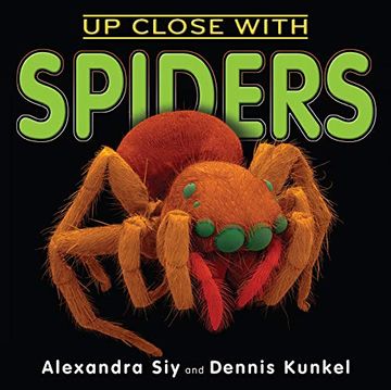 portada Up Close With Spiders (en Inglés)