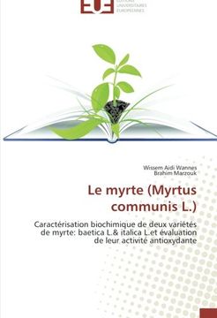 portada Le Myrte (Myrtus Communis L.)