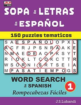 portada Sopa de Letras en Español (Word Search in Spanish): 1 (150 Temas Emocionantes en Español) (in Spanish)