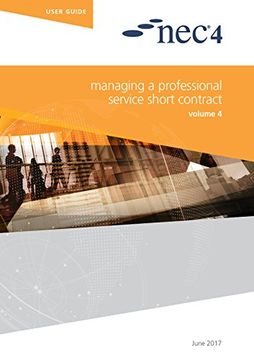 portada Nec4: Managing a Professional Service Short Contract (in English)