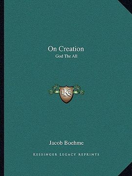 portada on creation: god the all (en Inglés)
