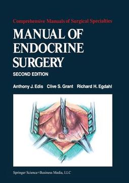 portada Manual of Endocrine Surgery (en Inglés)
