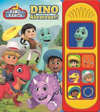portada Dino Ranch - Dino-Abenteuer! - Soundbuch - Pappbilderbuch mit 7 Dinotastischen Geräuschen (en Alemán)