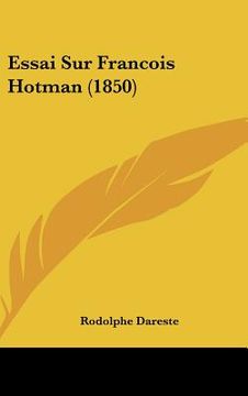 portada Essai Sur Francois Hotman (1850) (in French)