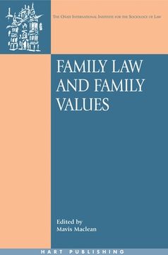 portada family law and family values (in English)