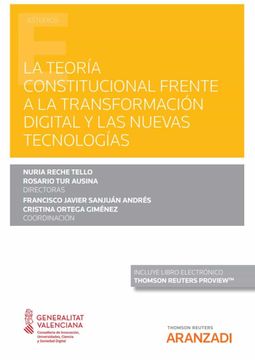 portada La Teoria Constitucional Frente a la Transformacion Digital y las Nuevas Tecnologias (Papel + E-Book) (in Spanish)