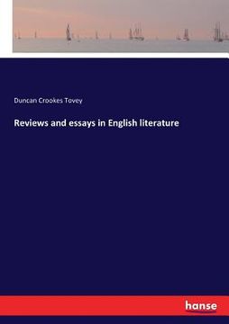 portada Reviews and essays in English literature (en Inglés)