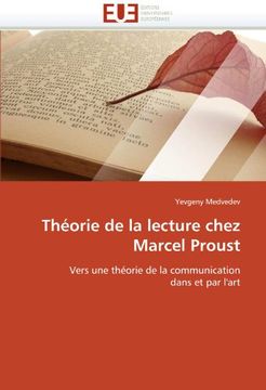 portada Theorie de La Lecture Chez Marcel Proust