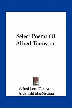 portada select poems of alfred tennyson (en Inglés)