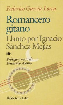 portada Romancero Gitano; Llanto por Ignacio Sanchez Mejias (in Spanish)