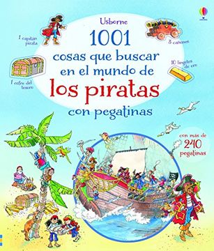 portada 1001 Cosas que Buscar en el Mundo de los Piratas (Con Pegatinas) (in Spanish)