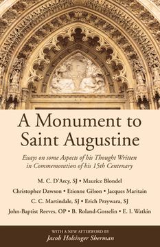 portada A Monument to Saint Augustine (en Inglés)