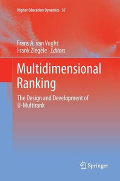 portada Multidimensional Ranking: The Design and Development of U-Multirank (en Inglés)