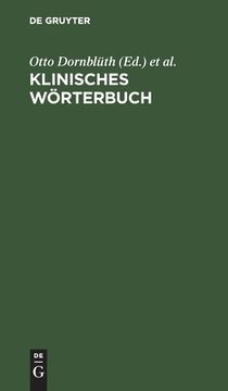 portada Klinisches wã Â¶Rterbuch (German Edition) [Hardcover ] (en Alemán)