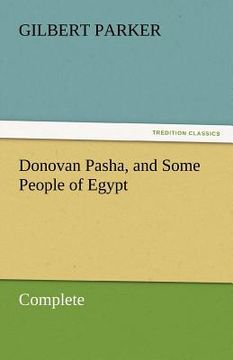 portada donovan pasha, and some people of egypt - complete