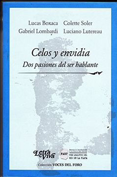 portada Celos y Envidia dos Pasiones del ser Hablante (in Spanish)