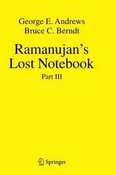 portada Ramanujan's Lost Notebook: Part iii (en Inglés)
