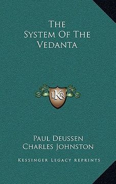 portada the system of the vedanta (en Inglés)