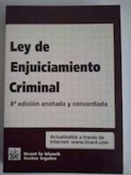 portada La ley de Enjuiciamiento Criminal (8ª Ed. )
