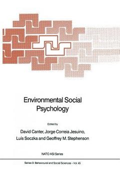 portada Environmental Social Psychology (en Inglés)