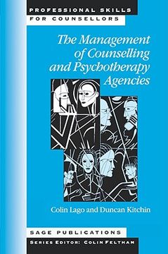 portada the management of counselling and psychotherapy agencies (en Inglés)
