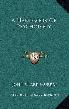 portada a handbook of psychology (in English)