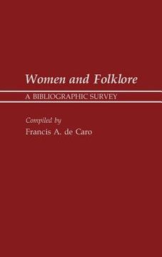 portada women and folklore: a bibliographic survey (in English)